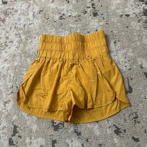 FP Movement by Free People Yellow Athletic Shorts